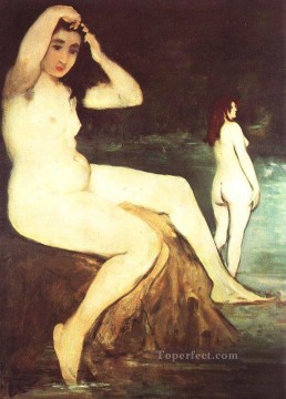 Bañistas en el Sena desnudo Impresionismo Edouard Manet Pinturas al óleo